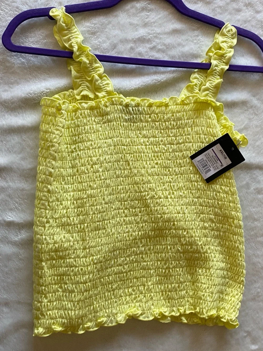 Justice smocked knit